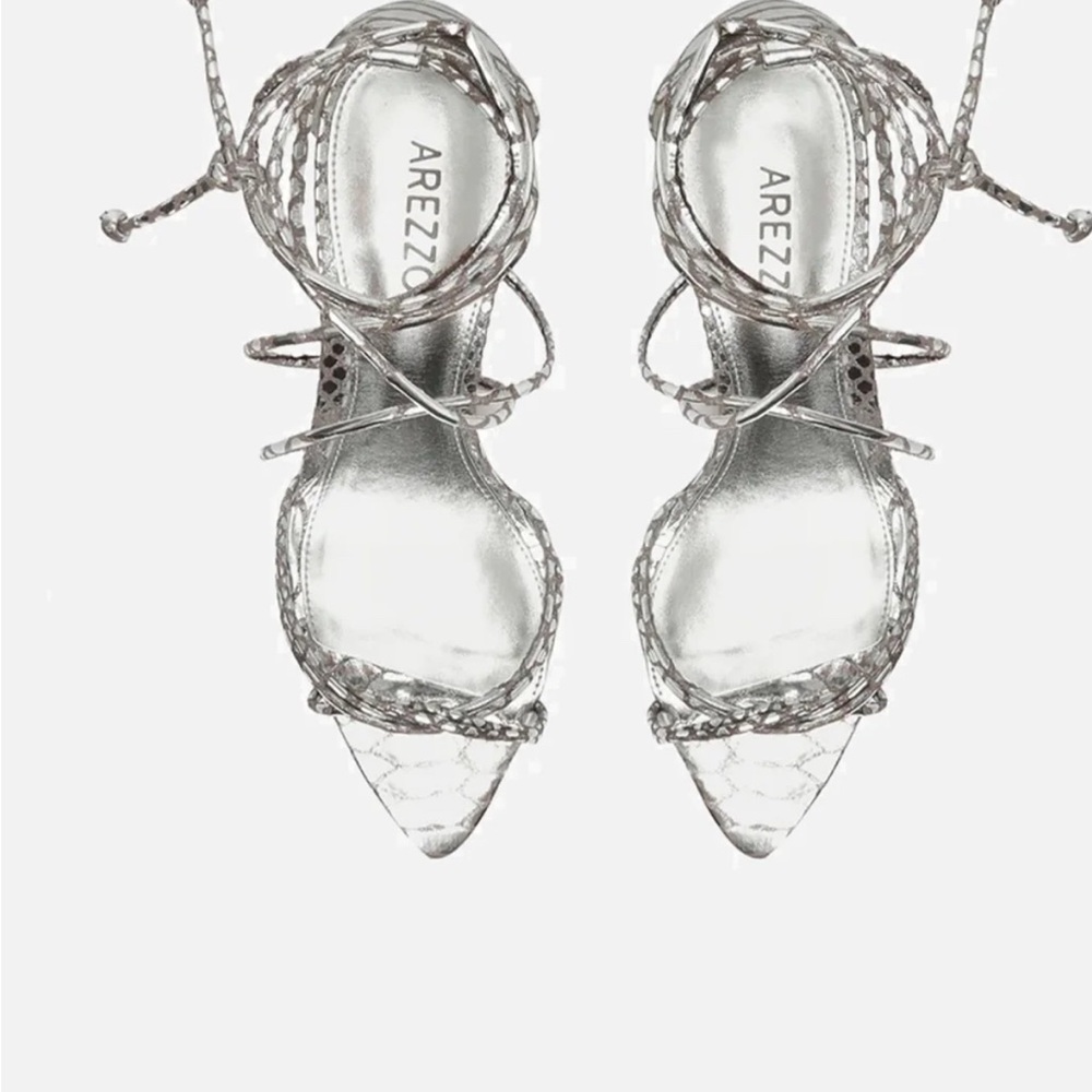 AREZZO Tess Sandal in Silver